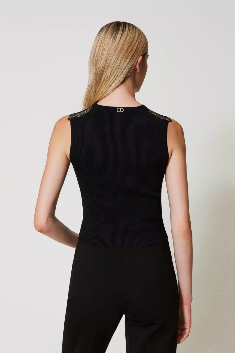 Top renda Twinset
